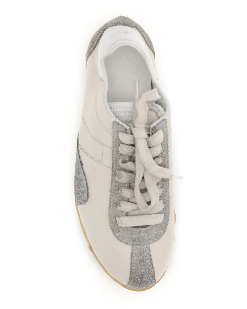 Maison Margiela Women's Sneakers Sprinters Cream-White-Grey Trainers Cream/white/grey Cream