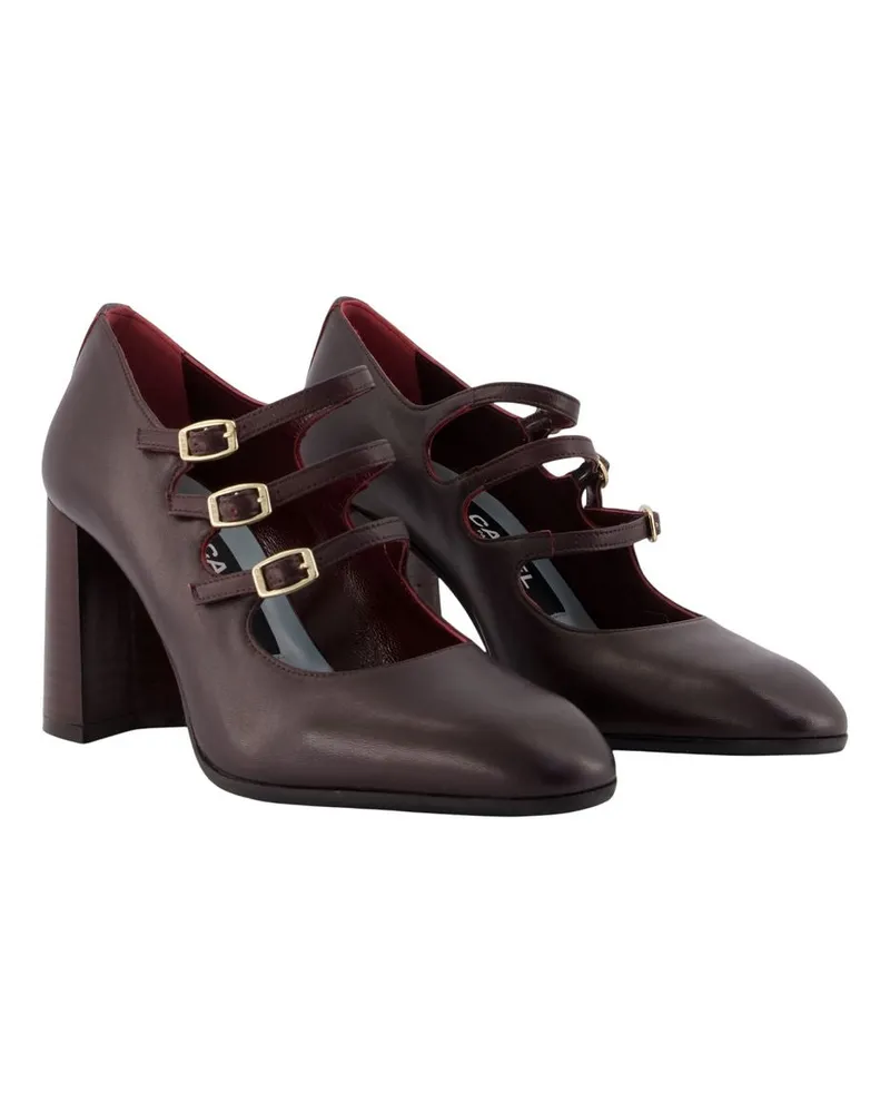 Carel Women's Keel Flex Pumps -  Leather Burgundy Shoes Burgundy