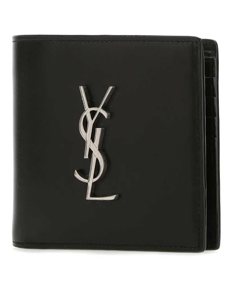 Saint Laurent 4532760sx0e 1000 Calf Skin Portafogli Wallet Black
