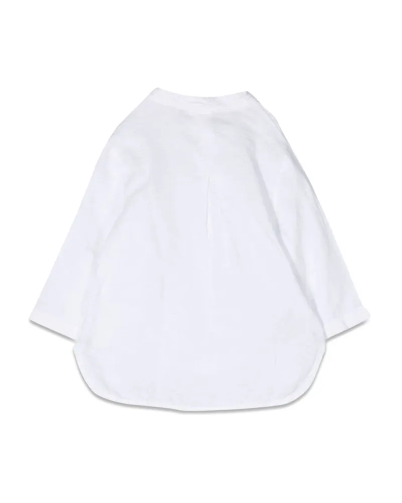 Il Gufo Linen Shirt — White White