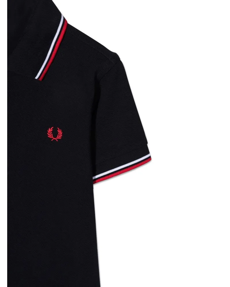 Fred Perry Twin-Tipped Cotton Polo Shirt — Blue Blue