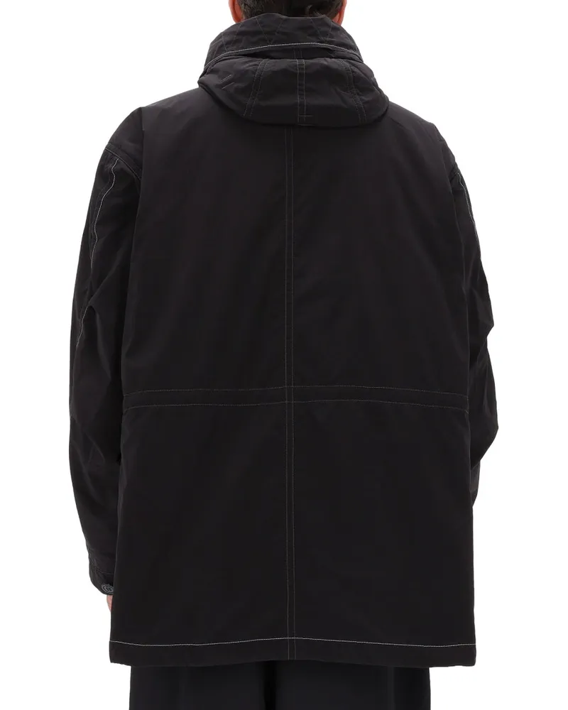 and wander Fishtail Octa Jacket — Black Black