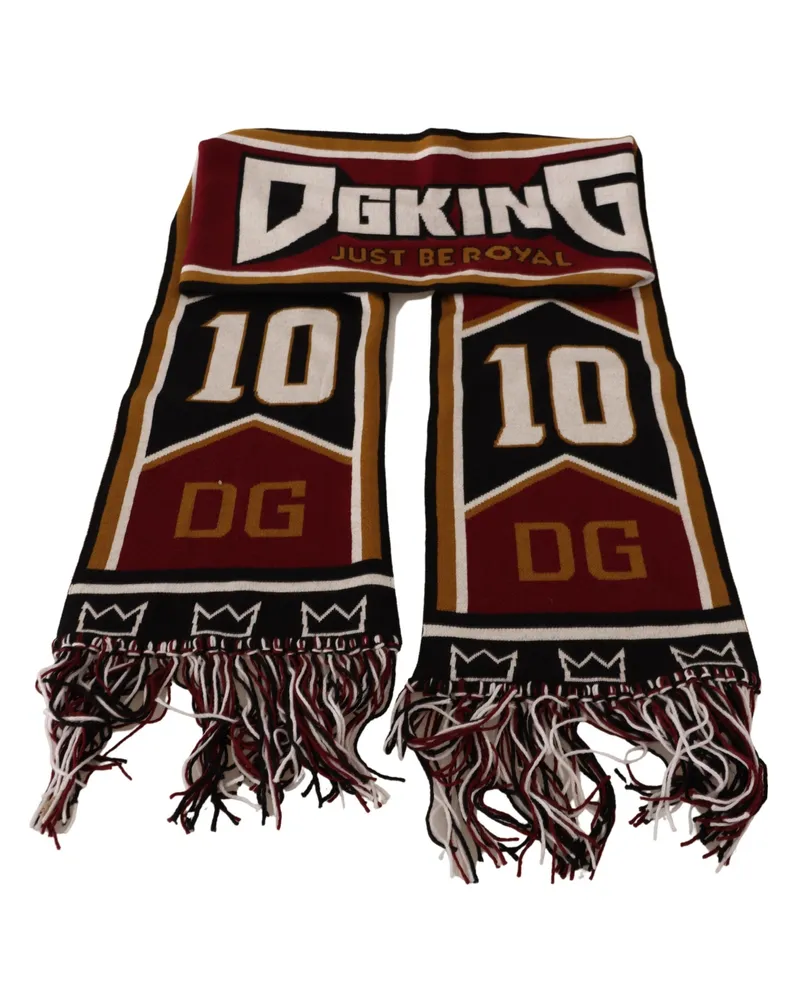 Dolce & Gabbana Virgin Wool & Cashmere Scarf — Multicolor Multicolor
