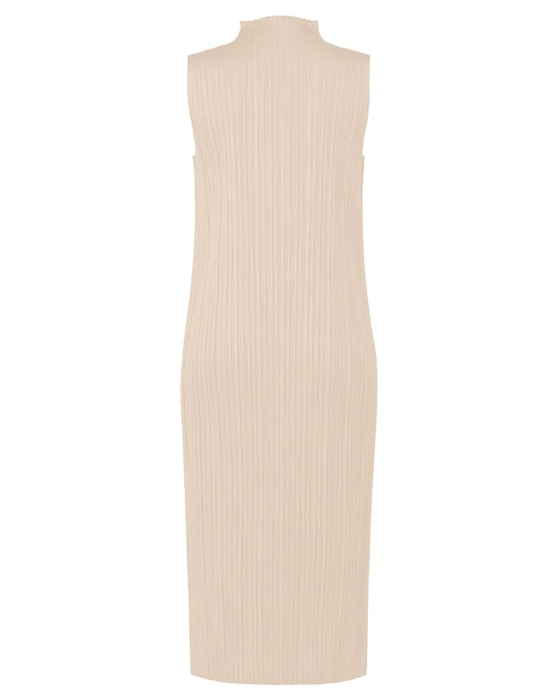 Issey Miyake Pleats Please Tunic — Beige Beige
