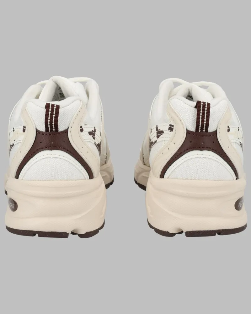 New Balance Cow-Print Low-Top Sneaker — White White