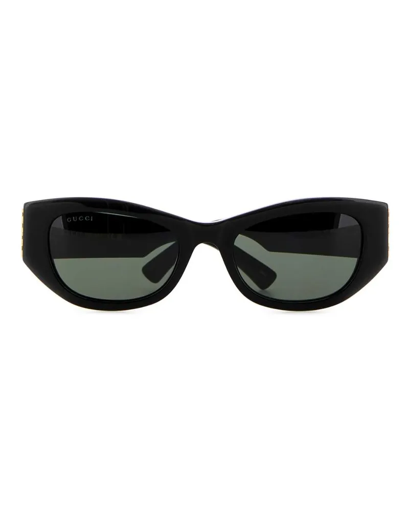 Gucci EYEWEAR Acetate Cat-Eye Sunglasses — Black Black