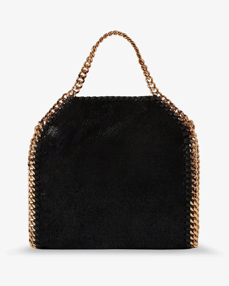 Stella McCartney Women's Shoulder Bag Falabella Tiny Black Shaggy Deer Black