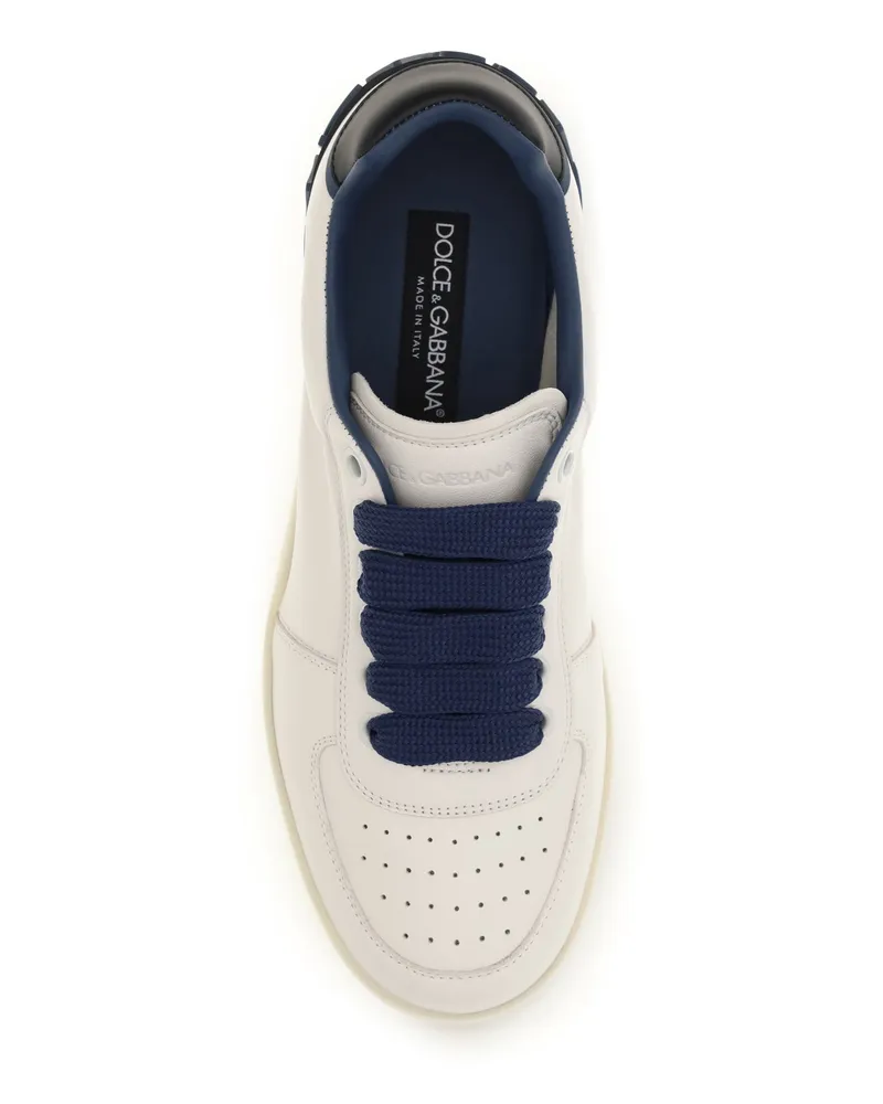 Dolce & Gabbana Men's Sneakers Portofino White-Denim Trainers White/denim White