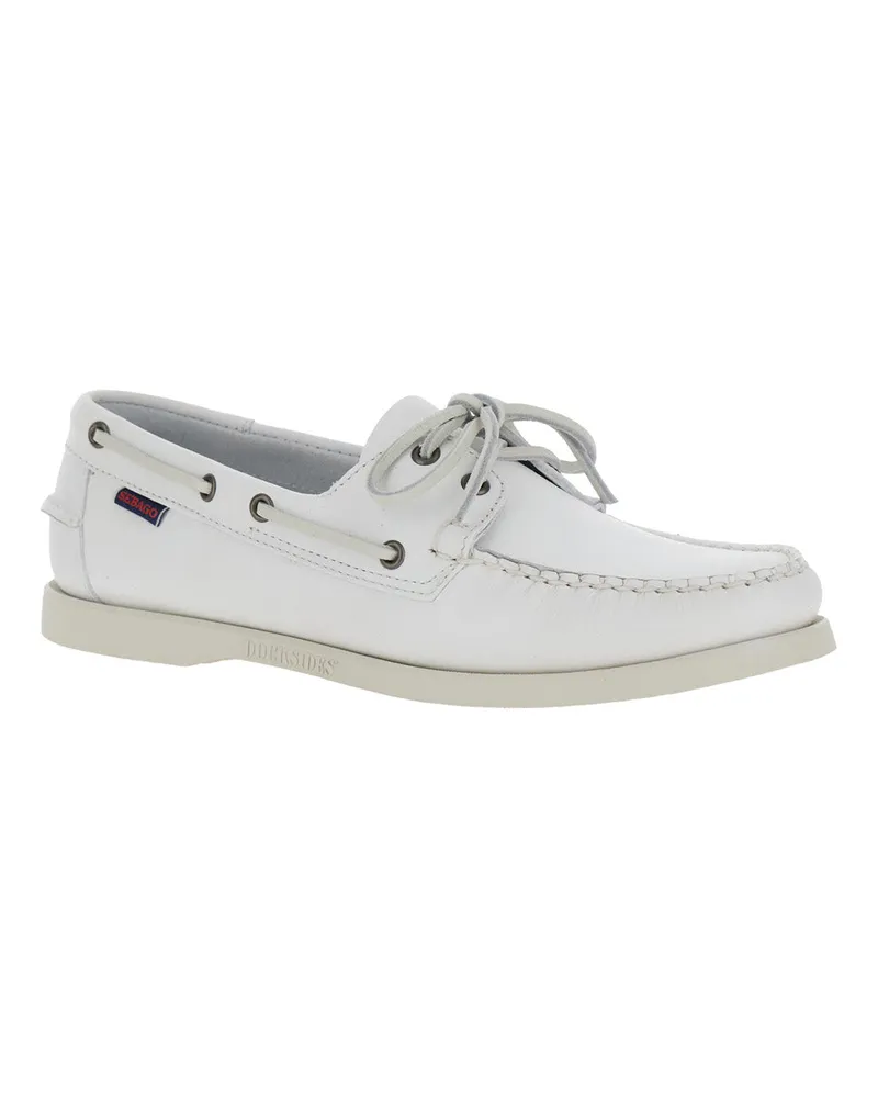Sebago Docksides Portland Loafer — White White