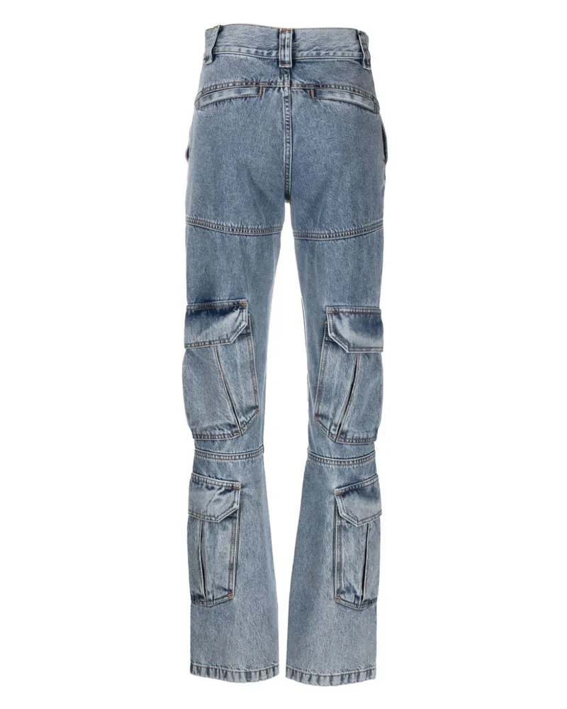 Givenchy Cargo Denim Jeans — Light Blue Light
