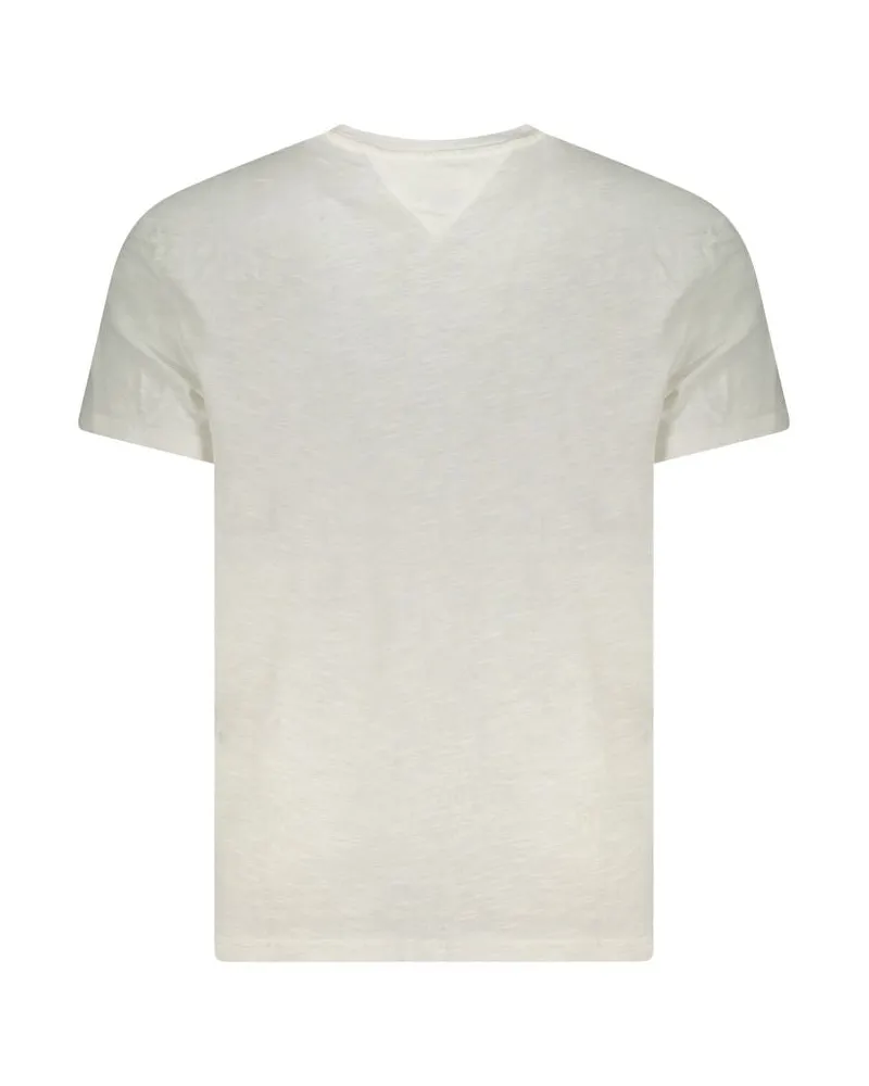 Tommy Hilfiger Logo-Embroidered Cotton T-Shirt — White White