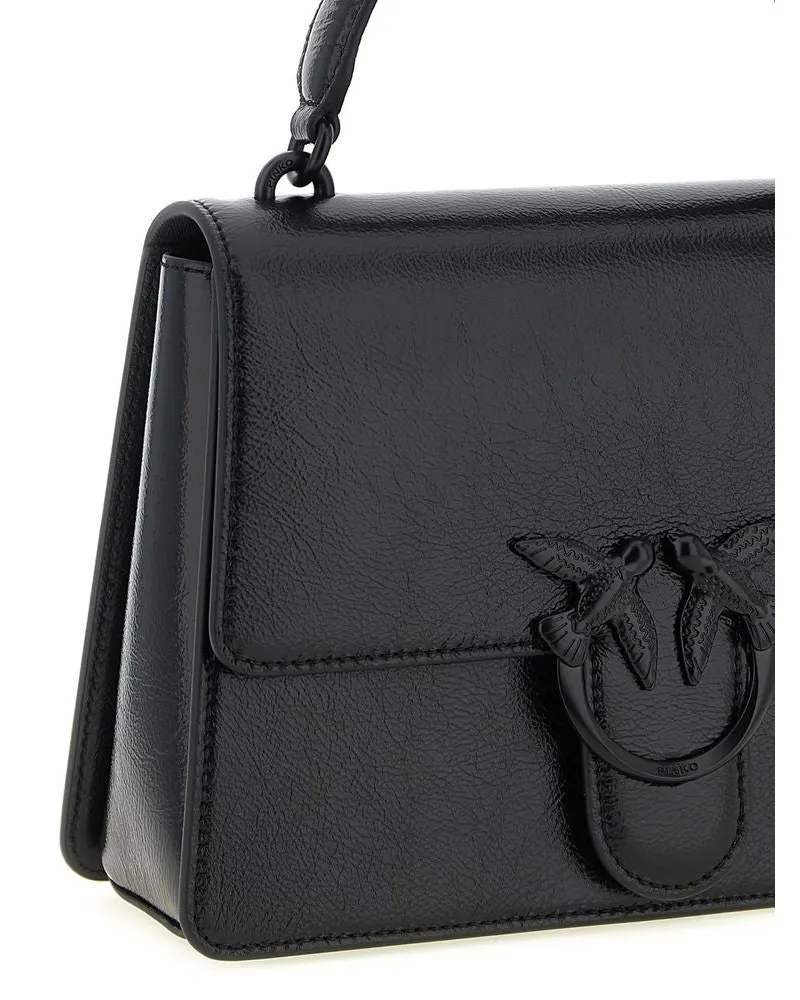 Pinko Women's Handbag Black Lamb Leather Bags - Handbags Black