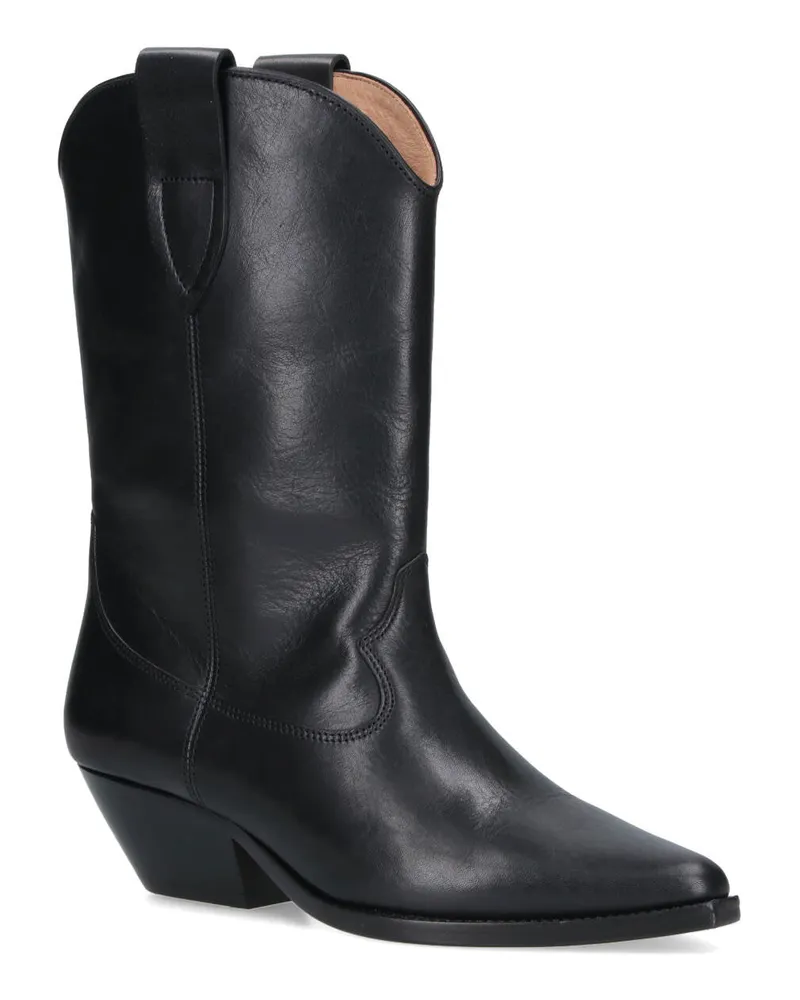 Isabel Marant Women's Boots Black Calf Leather Black