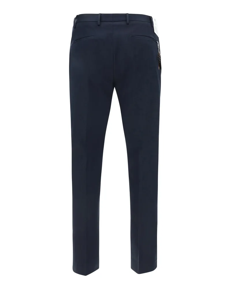 PT TORINO Cotton Trousers — Navy Navy