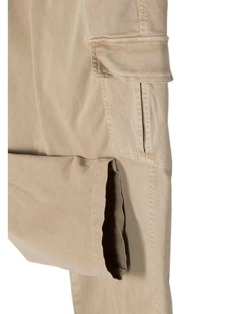 ASPESI Cotton with Large Pockets Trousers — Beige Beige