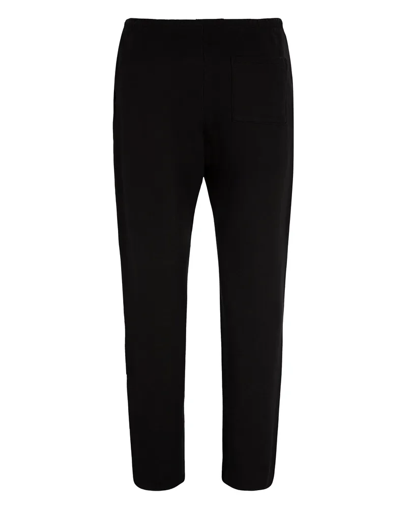 Local Authority Men's Cotton Trousers Black Track Pants Black