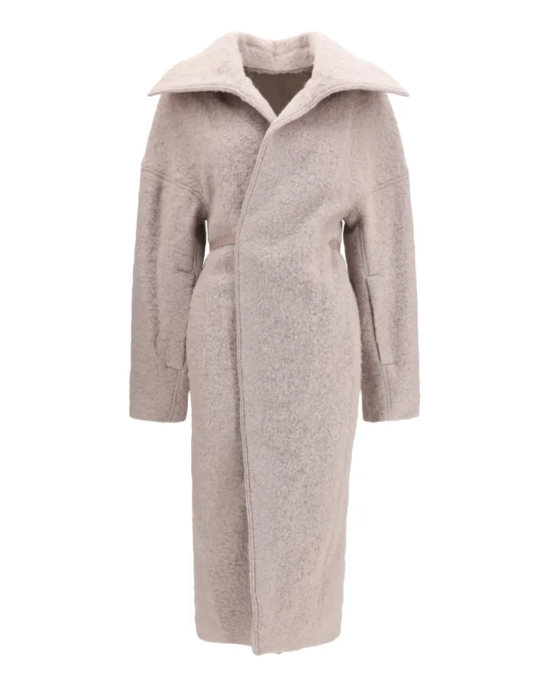 Rick Owens Women's Coat Dracucollar Belted Rose Rose