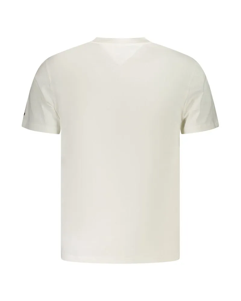 Tommy Hilfiger Logo-Embroidered Cotton T-Shirt — White White