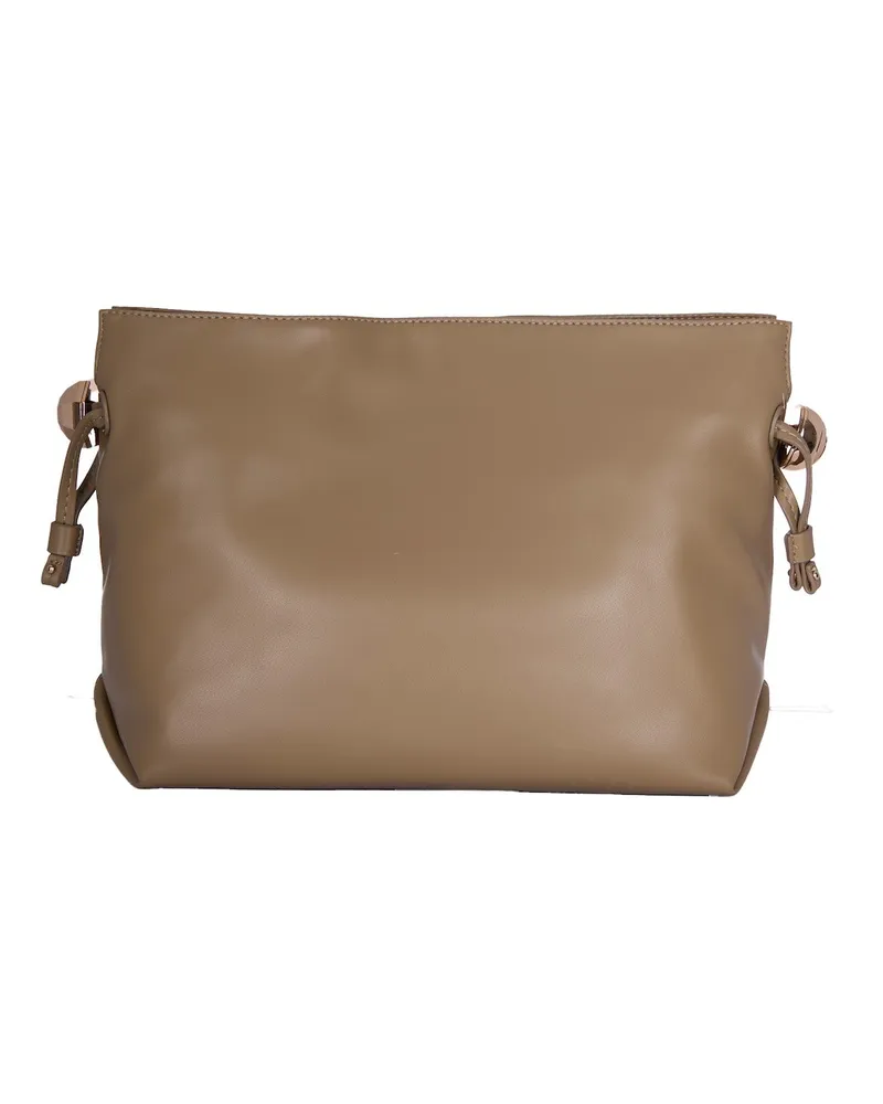 Liu Jo Women's Chain Shoulder Bag Mud Polyurethane Beige