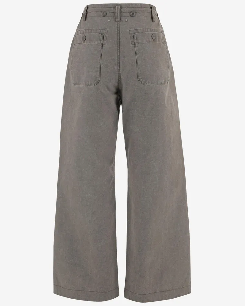 Golden Goose Women Jeans Gray Cotton Gray