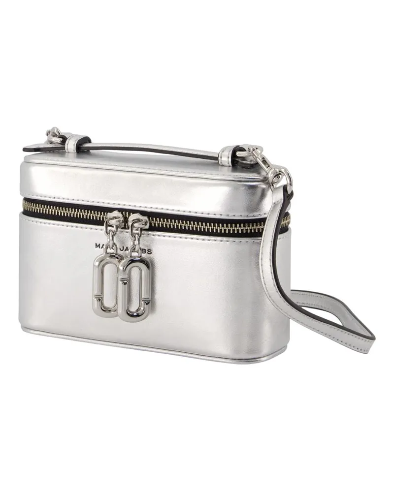 Marc Jacobs Women's The Vanity Shoulder Bag -  Leather Silver Cowhide Crossbodies Silver