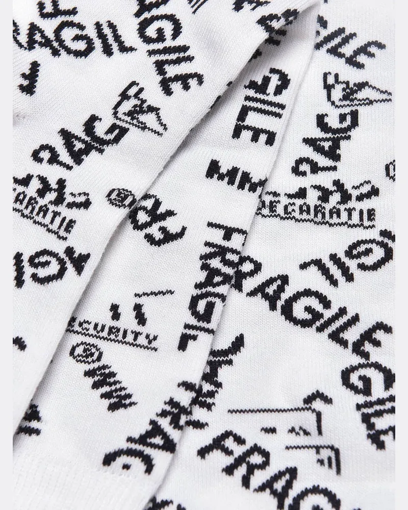 Maison Margiela Cotton-Blend Socks — White White