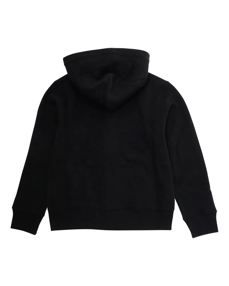 Ralph Lauren Boys' Kids Hooded Sweatshirt Pony Embroidery Black Cotton Hoods & Sweatshirts Black