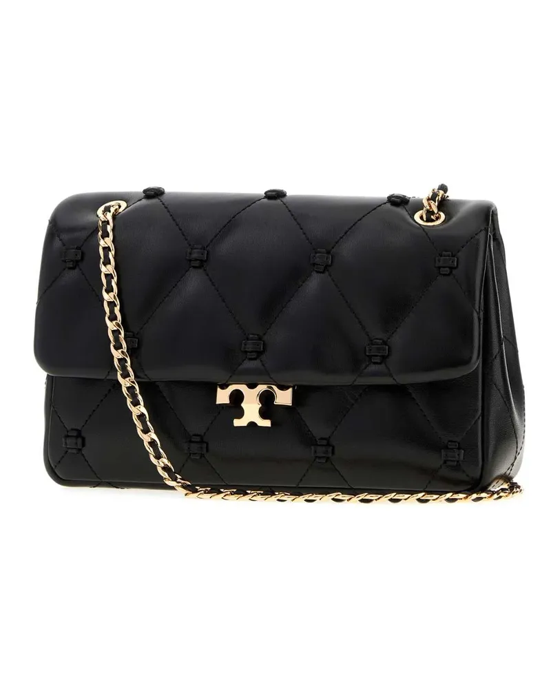 Tory Burch Bunny Knot Shoulder Bag — Black Black