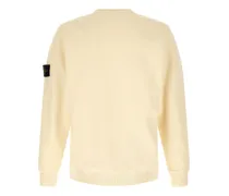 Badge Logo Cotton Jersey Sweatshirt — Ivory