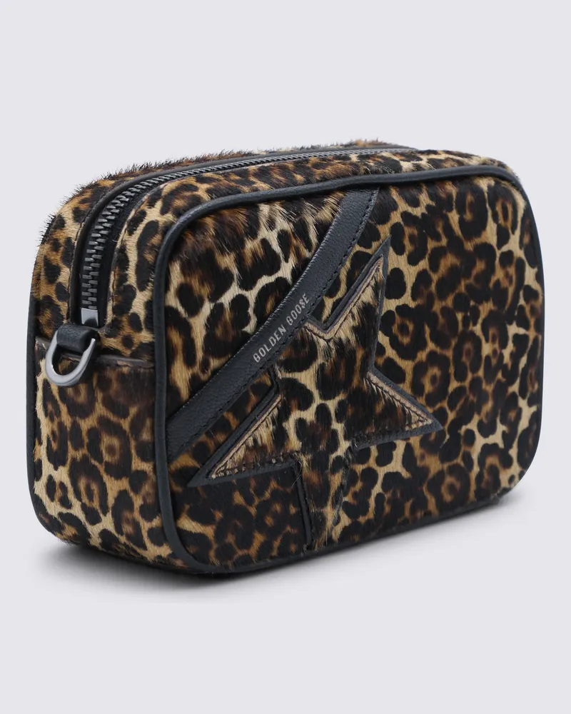 Golden Goose Women's Bags Beige Brown-Leo-Black _le Brown/leo/black Brown