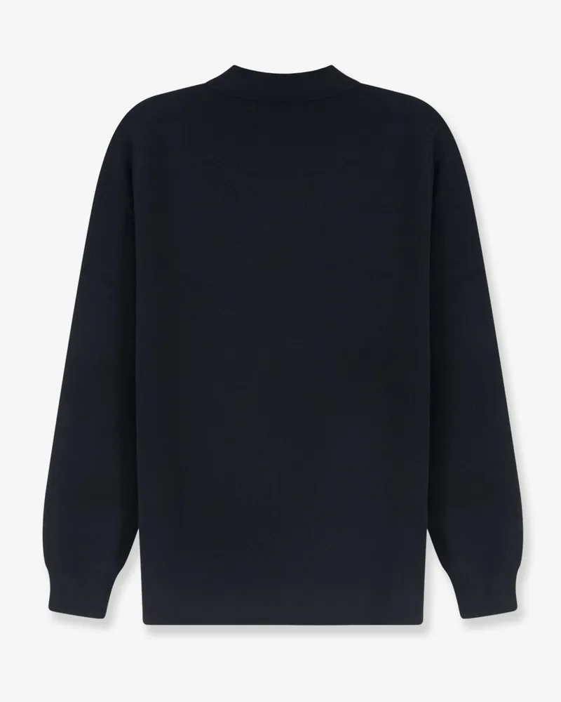 ASPESI Women's Cardigan Black Cotton Sweater Black