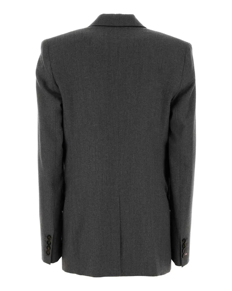Stella McCartney Women's Grey Flannel Blazer Greymelange Giacche E Gilet Jacket Gray