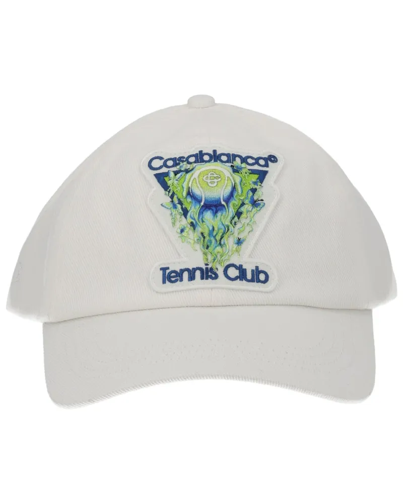 Casablanca Paris A-SP26-HAT-002_01WHITE Baseball Cap — White White