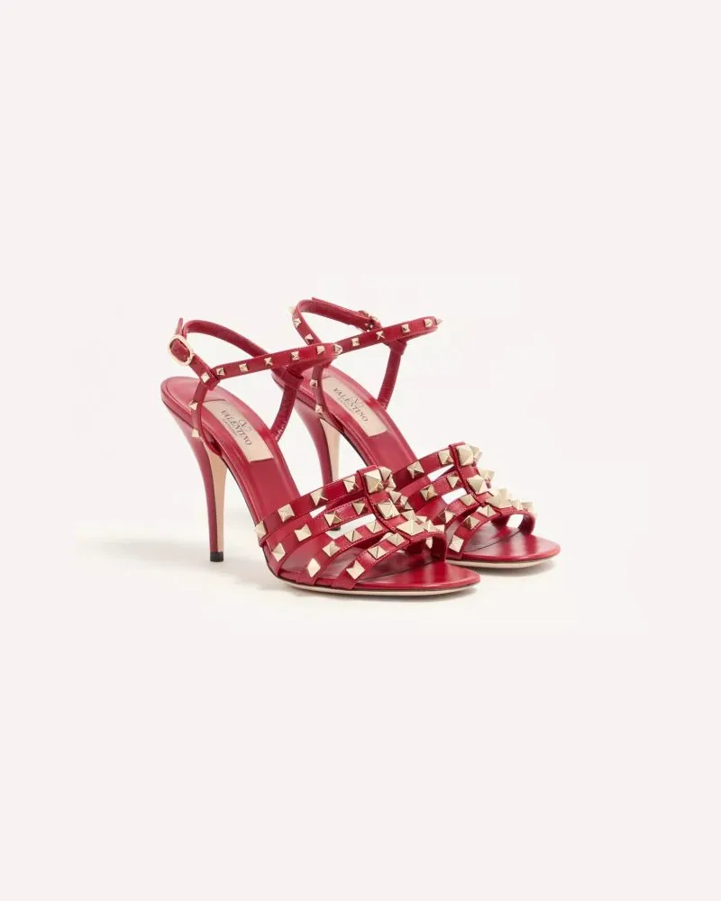 Valentino Garavani Val H26 Sandal — Red Red