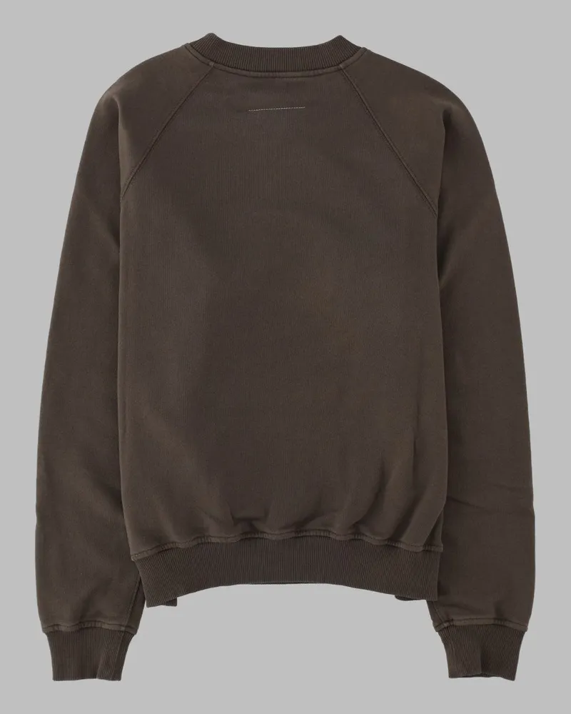 Maison Margiela Trompe l'Oeil Detail Sweatshirt — Brown Brown