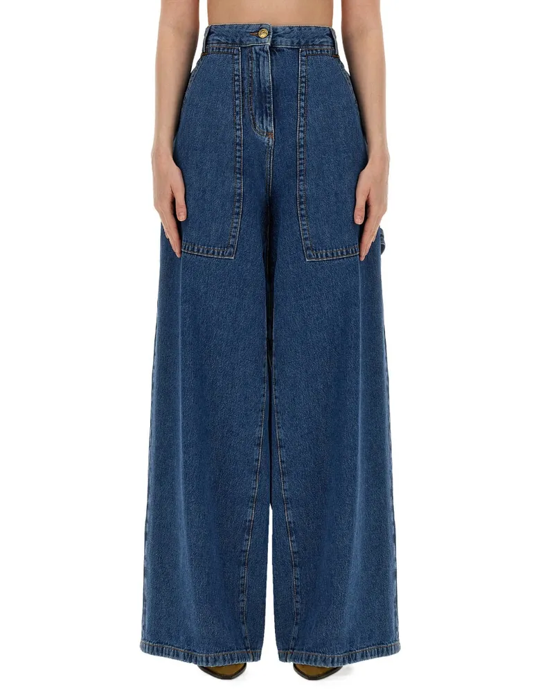 Etro 100% Cotton Jeans — Blue Blue