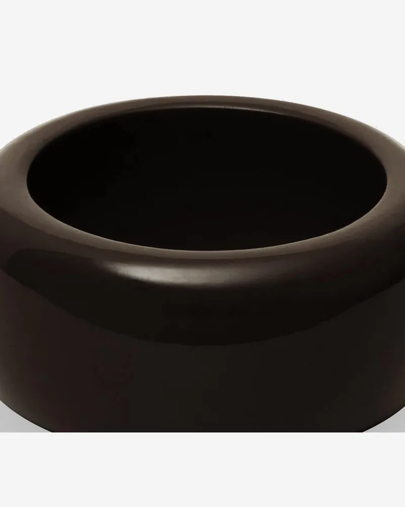 FRANKIE Shop Women's Resin Bracelet, Dark Brown Gloss Brown