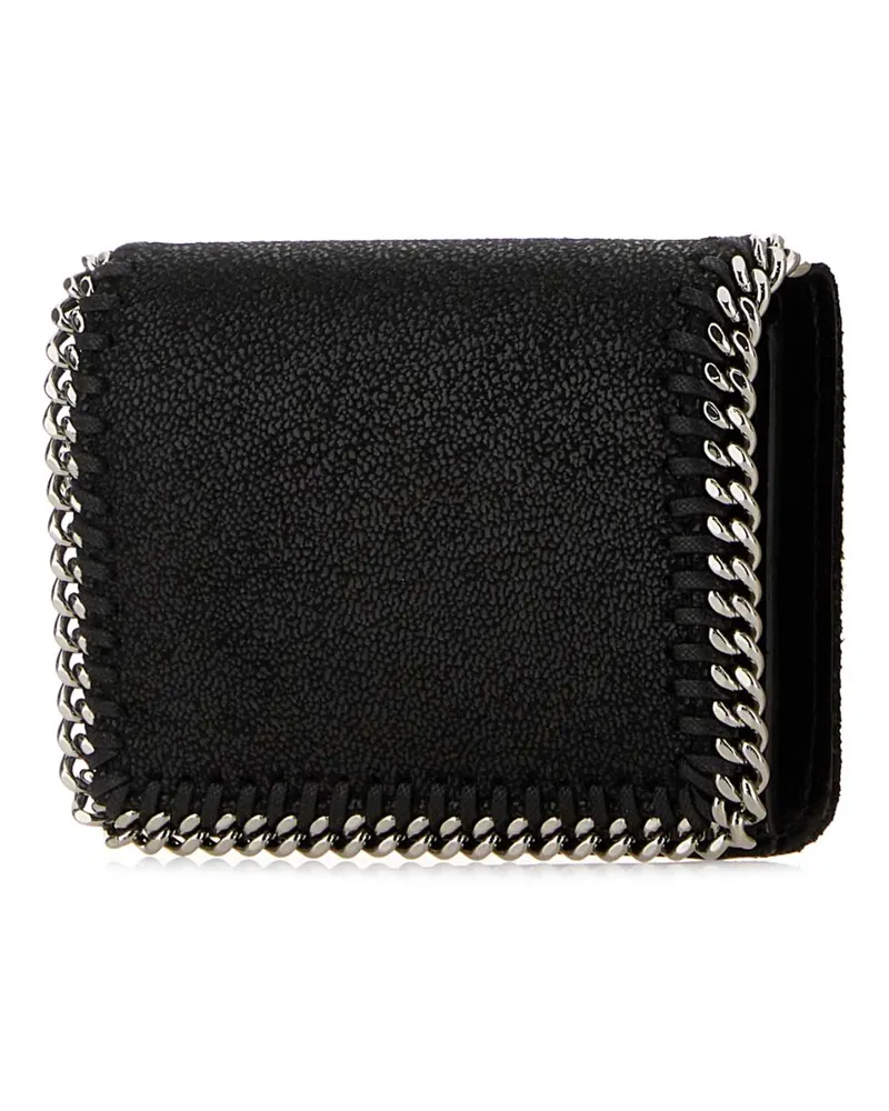 Stella McCartney Women's Black Shaggy Deer Falabella Wallet Portafogli Black