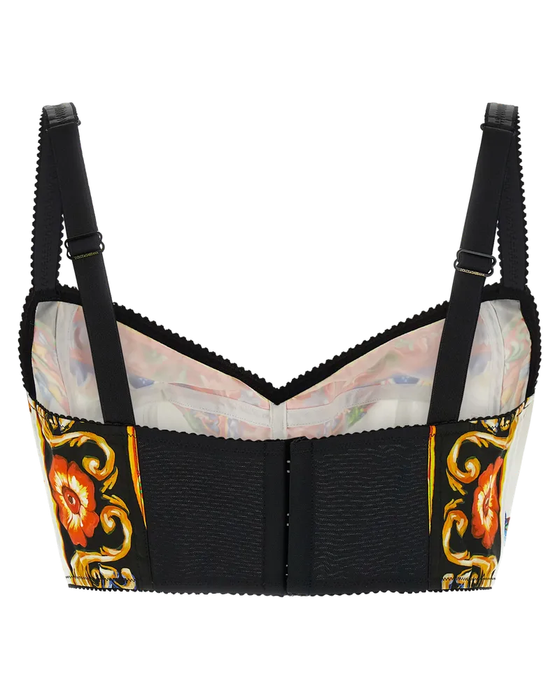 Dolce & Gabbana Women's Multicolor Cotton Tank Tops Multicolor