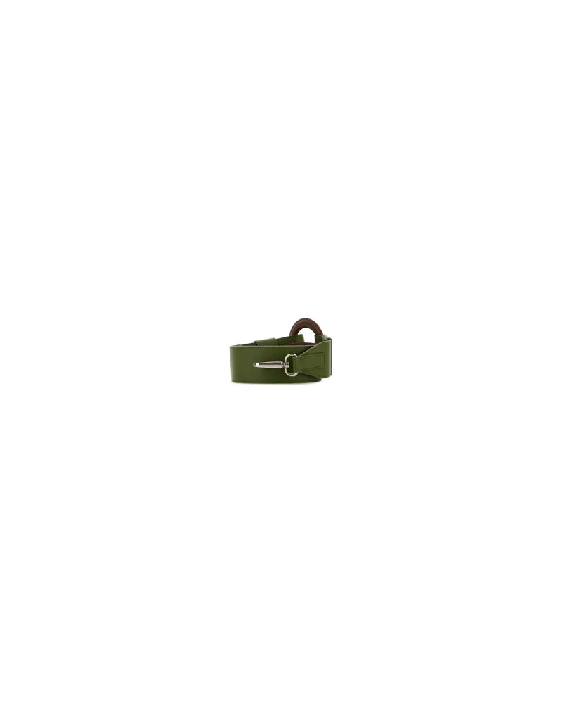 Prada Men's Pistachio Green Leather Shoulder Strap Felce Vitello Extra-Accessori Green