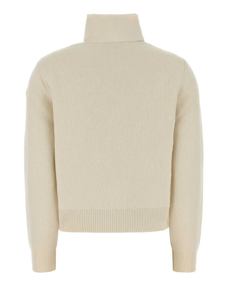 Moncler Quilted Down Vest — Beige Beige