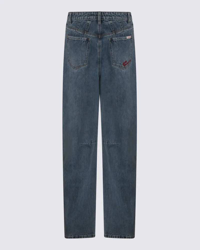 Self-Portrait Women's Jeans Blue _100 % Co Blue