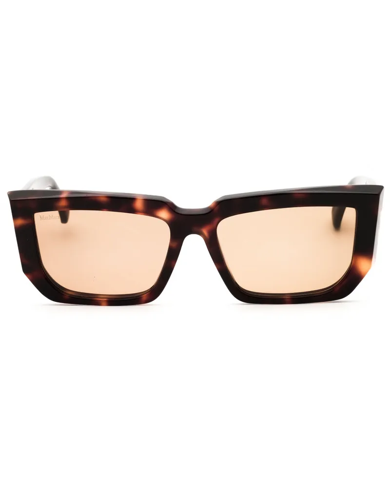 Max Mara Women's Mm0126 Sunglasses Brown Brown