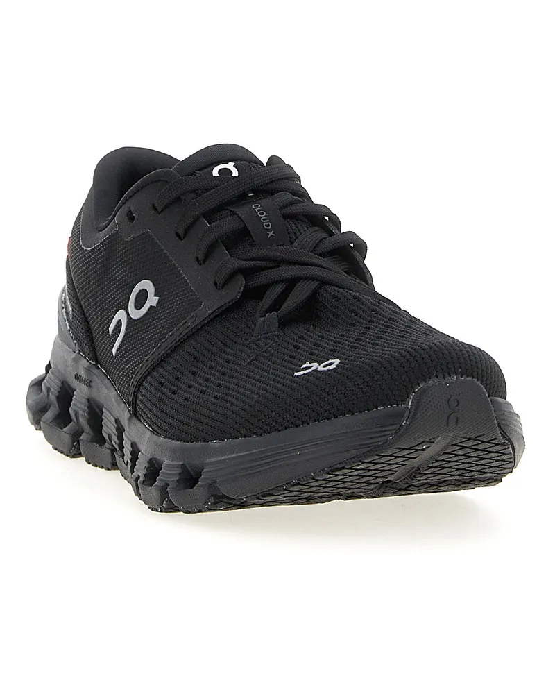 ON Cloud X 4 Sneaker — Black Black