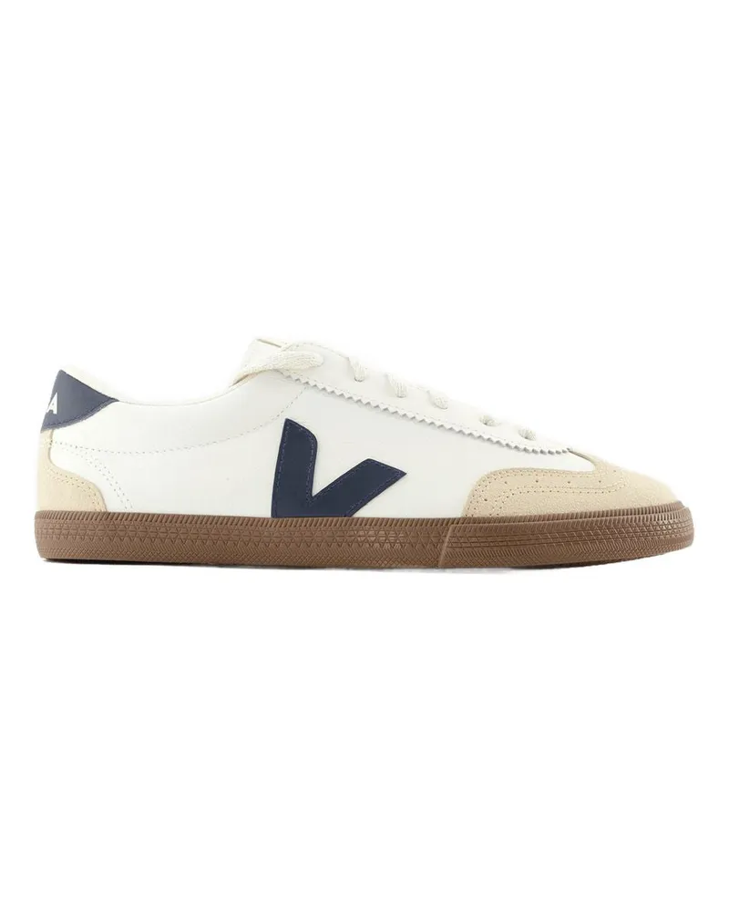 VEJA Men's Volley Sneaker White Calfskin White