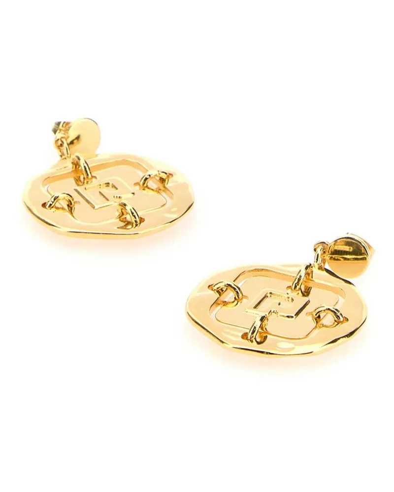 Paco Rabanne Women's Gold Metal Earrings Orecchini Gold