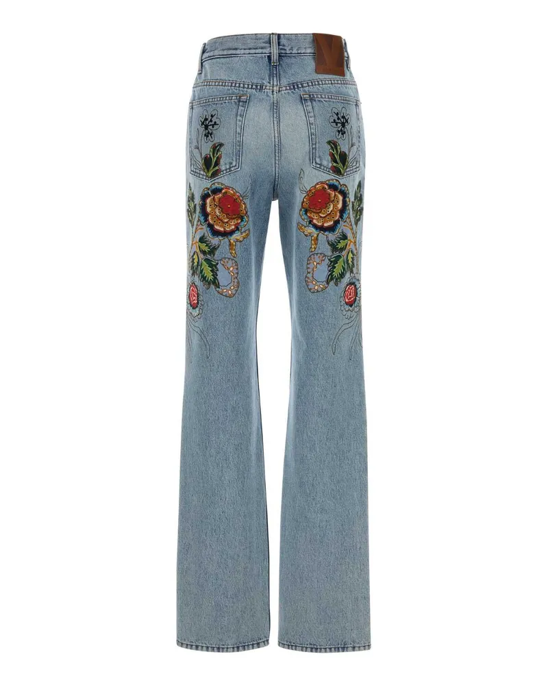 Valentino Garavani 8b3dd2ax9yc 508 Denimblulavchiaro Cotton Jean Blue