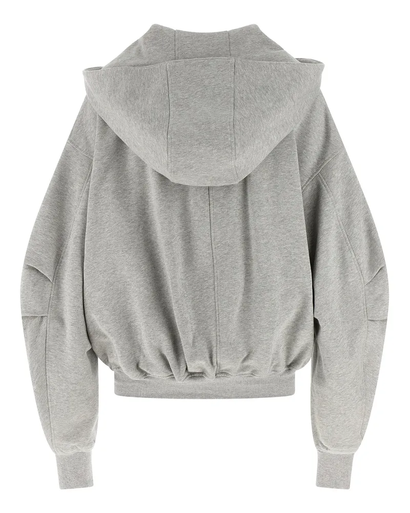 ATTICO Women's Gray Cotton Sweatshirt Clothing Gray