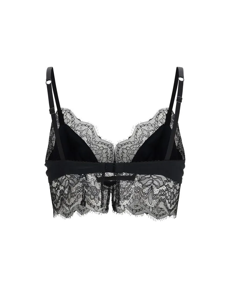 Dolce & Gabbana Women's Black Silk Bra Clothing Black