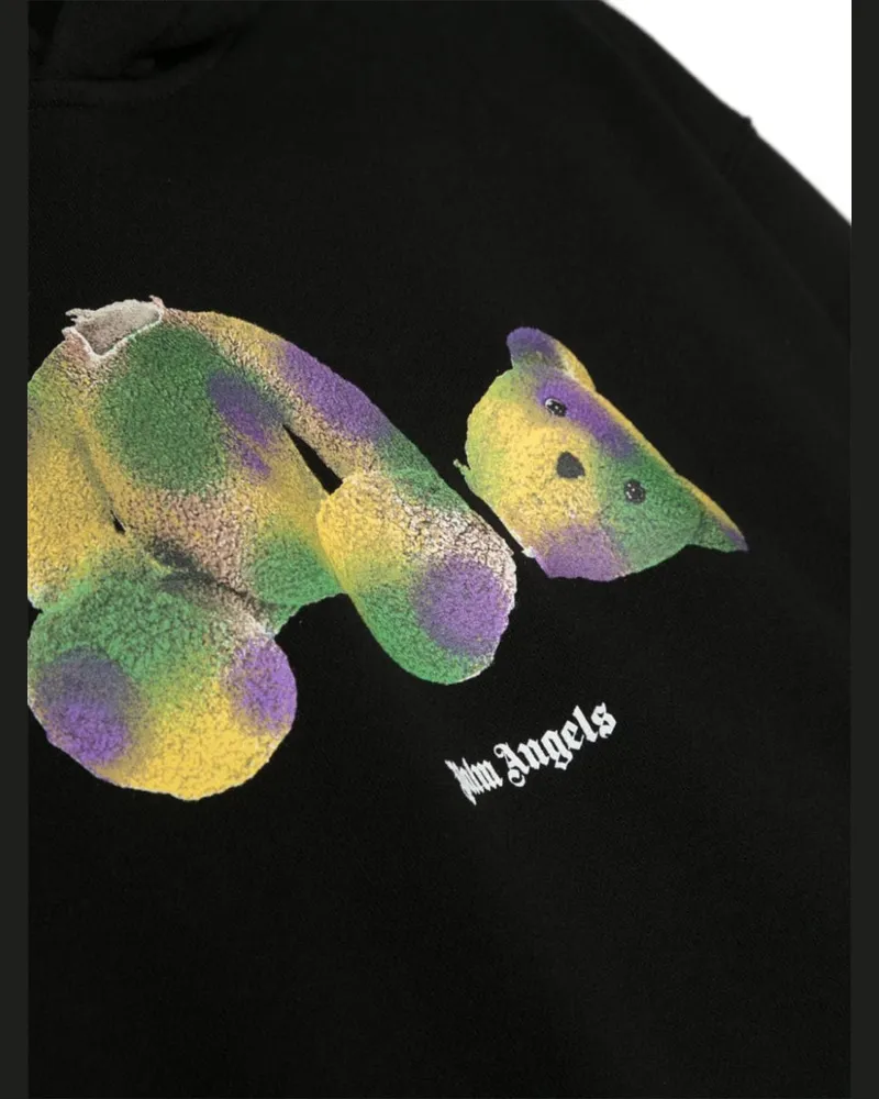 Palm Angels Bear Sweatshirt — Black Black
